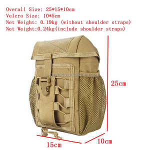 Bolsa Táctica Molle Admin Pack para Equipo, Multiusos, EDC, Herramientas, Bolsa Resistente para Bicicleta o Uso Diario - Product Image 4