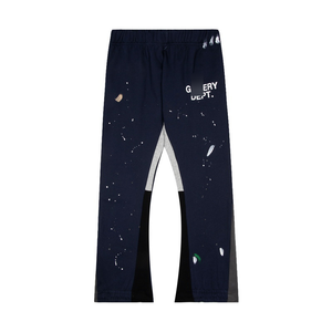 <span class=keywords><strong>Pantaloni</strong></span> Casual <span class=keywords><strong>Lunghi</strong></span> da <span class=keywords><strong>Uomo</strong></span> in <span class=keywords><strong>Cotone</strong></span> Ispirati alle Gallerie, con Stampa Graffiti a Schizzi d'Inchiostro Dipinti a Mano e Patchwork - Product Image 6