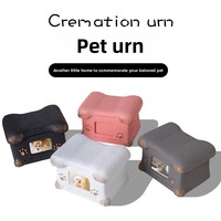 Urna Funeraria para Mascotas en Forma de Hueso Hecha a Mano, para Cachorros, Gatos, Perros y Gatitos, Caja para Cenizas de Cremación