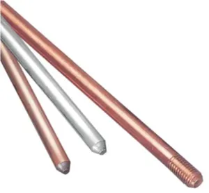 EMP COPPER BONDED EARTH ROD, GROUNDING RODS WITH ROLL THREAD, 3/4 in Nominal, 10 ft, 4 mil THK Coating