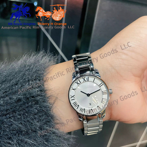 Montre-bracelet mécanique automatique, chiffres romains, cadran en nacre, cristal saphir, bracelet en acier inoxydable - Product Image 2