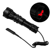 UniqueFire 2001 Kualitas Tinggi IR 850mn Jarak Jauh Tahan Lama Dapat Diisi Ulang Ir LED Senter Obor Berburu