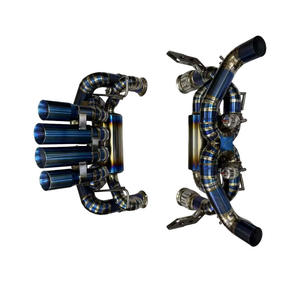 OEM in lega di titanio Catback di scarico Foramborghini Sto Tecnica Evo LP700 singolo Middle Pipe silenziatore sistema di scarico - Product Image 3