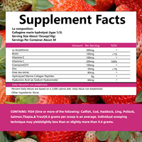 Poudre Éclat au Collagène et Vitamines 300g – Peptides Hydrolysés – Complément Beauté pour l'Éclat, l'Hydratation et le Soutien de la Peau