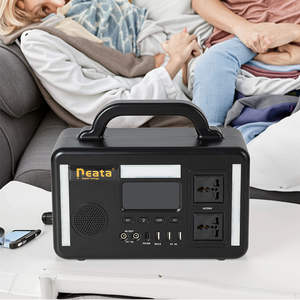 Neata Centrale électrique <span class=keywords><strong>portable</strong></span> 300W Générateur solaire pour ordinateur <span class=keywords><strong>portable</strong></span> Système d'alimentation par batterie électrique pour le camping et la voiture - Product Image 1