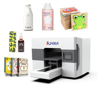Sunika Direct Factory A3 Machine d'imprimante d'étiquettes Single PASS Epson I3200 Tête d'impression Surface directe UV Imprimante de petites cartes dtf uv
