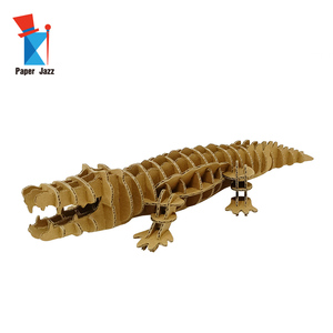 <span class=keywords><strong>Prix</strong></span> d'usine, <span class=keywords><strong>puzzle</strong></span> en forme de crocodile <span class=keywords><strong>3D</strong></span> personnalisé pour des activités promotionnelles ou éducatives, bricolage pour enfants ou adultes - Product Image 4