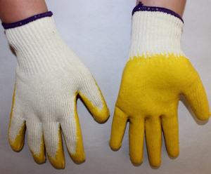 Suncend رخيصة 10G البولي يوريثين بطانة شقة السلس المطاط قفازات مطلية بالمطاط - Product Image 6