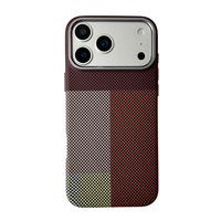 Nouvelle Coque de Protection en Tissu Antidérapante et Antichoc en PC pour iPhone 17 16 12 13 14 Plus 15 Pro Max