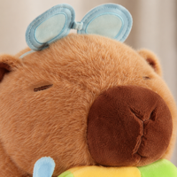 Peluche Capybara Super Douce en Coton PP, Jouet Rembourré Unisexe Fabriqué en Chine