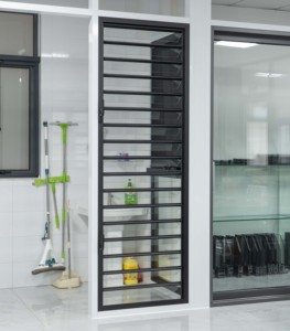 Sécurité électrique en alliage d'aluminium télécommande anti-tempête intérieur et volets roulants volets roulants enrouler stores de sécurité fenêtre - Product Image 3