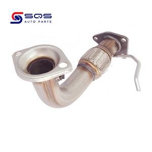 <span class=keywords><strong>Catalyseur</strong></span> de haute qualité SQS OEM/ODM pour Honda Accord 2.4L 2003-2007, tuyau flexible avant et convertisseur catalytique - Product Image 4