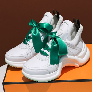 Dropshipping 2025 Spring New Thick Sole Platform Casual Running Shoe Muti Color Chunky Women <b>Sneakers</b> - Product Image 5
