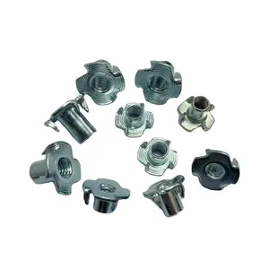 Stainless steel four claw nut galvanized claw nut speaker board inlaid nut cold heading embedded