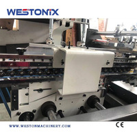 Machine à coller les boîtes à fond plat avec entraînement par courroie supérieure et inférieure WESTONIX