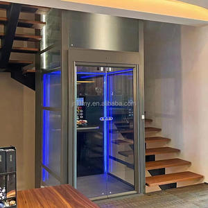 Ascensores de lujo para villas <span class=keywords><strong>Mini</strong></span> ascensores domésticos Elevadores de tracción <span class=keywords><strong>Ascensor</strong></span> doméstico 2-3 pisos Interior 400kg Capacidad para residencial - Product Image 4