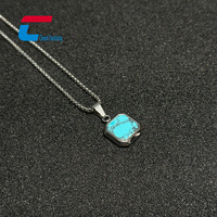 Cadeau bijou personnalisé tendance en acier inoxydable NFC à chaîne en métal Collier NFC en métal