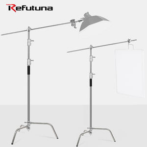 3,3 M Fotografía C Soporte de luz Heavy Duty Acero inoxidable Magic Leg Arm Crossbar Grip Head Trípode - Product Image 6