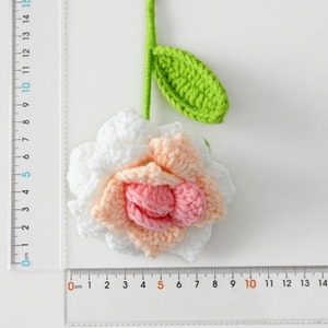 Flores de Rosa Tejidas de 9cm a Precio de Mayoreo, Regalo para el Día de la Madre, San Valentín, Decoración para el Hogar, Flor de Crochet - Product Image 4
