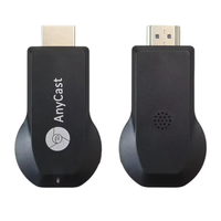 Adaptador Inalámbrico de Pantalla 1080P WiFi con Función de Duplicación de Pantalla AirPlay Miracast DLNA Anycast para iPhone y Android a TV