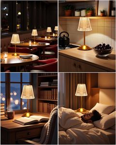 New Arrive Touch <b>Night</b> <b>Light</b> Custom Wholesale Portable Cordless Indoor Bar Touch Swith Led Table Lamp - Product Image 4