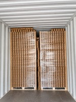 Boîte de palette en carton personnalisée haute résistance et durable avec pieds autocollants pour l'emballage logistique