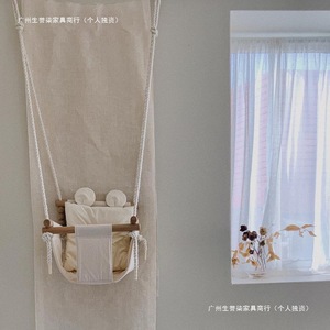Silla colgante de estilo coreano para niños, con relleno de algodón, diseño portátil. - Product Image 4