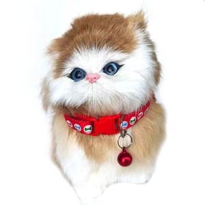 Collares para Gatos Personalizados de Fábrica OEM al por Mayor, <span class=keywords><strong>Collar</strong></span> de Lujo para Mascotas Pequeñas con Accesorios de Campana y Cierre de Seguridad - Product Image 6