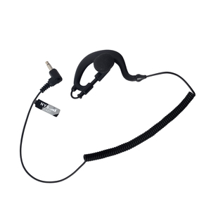 HYS auricolari a forma di G ascoltano solo cuffie con comodo altoparlante rotante regolabile, spina 3.5mm a perno singolo - Product Image 3