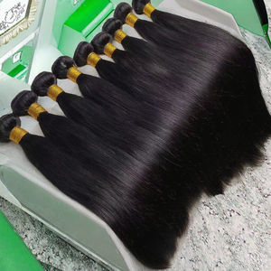 Lots de Cheveux Brésiliens Remy Vierge 14A de Haute Qualité, Double Trame Faite à la Machine, Prêts à la Permanente, Toutes Couleurs, Style Lisse, Vente en Gros - Product Image 2