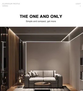 <span class=keywords><strong>Profil</strong></span>é encastré en forme de <span class=keywords><strong>U</strong></span> mince de super qualité VST <span class=keywords><strong>Profil</strong></span>é en aluminium led industriel noir extrudé - Product Image 3