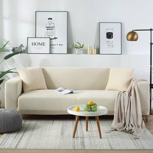 <span class=keywords><strong>Ektorp</strong></span> Spandex Elastic Stretch Jacquard Magic Housse de canapé 3 places Couleur claire Antidérapante avec fonction Lavable - Product Image 1