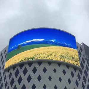 Высокая четкость 360 кривой P2.5 P4 P5 светодиодный мягкий экран Крытый открытый СВЕТОДИОДНЫЙ изогнутый мягкий гибкий экран дисплея рекламы - Product Image 2