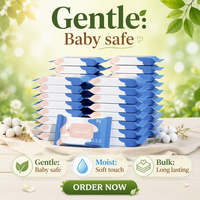 Lingettes humides antibactériennes pour bébé, écologiques, non tissées, douces, 10 pièces, portables, multi-usages, nettoyage quotidien pour bébé