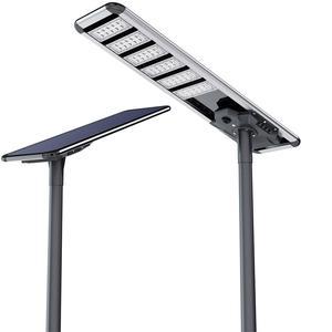 ไฟถนนโซลาร์ LED คุณภาพสูง 300W IP66 โครงสร้างอะลูมิเนียม สำหรับใช้งานกลางแจ้ง  หลอดไฟถนนแบบรวม  ได้รับการรับรองมาตรฐาน CE/FCC - Product Image 1