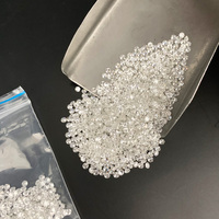 Usine directe de haute qualité mêlée Moissanite diamant blanc rond coupe D couleur prix compétitif par carat Moissanite en vrac
