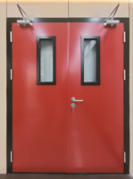 Puerta Metálica de Acero con Diseño Moderno, Resistente al Fuego por 30 Minutos, Certificada, de Fabricante/Proveedor de Acero, en Oferta