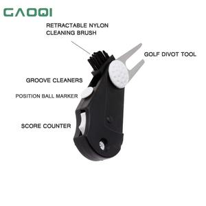 <span class=keywords><strong>Kit</strong></span> d'outils de golf multifonction 5 en 1 léger avec fourchette de green, brosse de nettoyage, marqueur de score et marqueur de ballon - Product Image 2