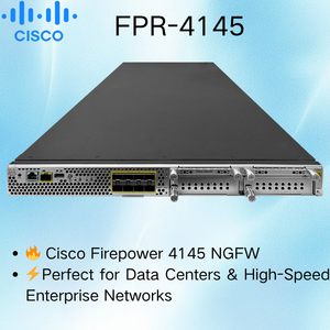 FPR4145 ไฟร์วอลล์ ใหม่ ของแท้ รุ่นใหม่ล่าสุด NGFW ระบบรักษาความปลอดภัยคลาวด์สำหรับองค์กร พอร์ต 10G/40G ความทนทานสูง 60 Gbps - Product Image 3