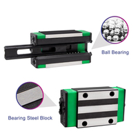 Kit de rails de guidage linéaire à roulements automatiques, rails de 400 mm, blocs de roulements 20CA, haute précision, antirouille pour imprimantes 3D, routeurs CNC
