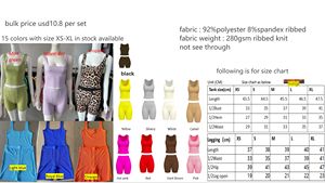 Rosa atmungsaktives Damen-Set Gerippte Tanktop-Shorts Zweiteiliges Lounge-Wear-Set Damen bekleidung Lounge wear Summer Ropa De Mujer - Product Image 6