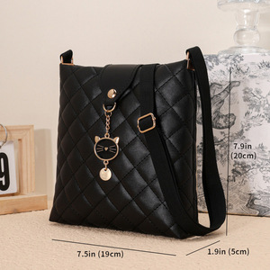 New Trending Winter Luxury Women's Handbags Brand Designer Pu Messenger Bags Polyester Single <b>String</b> Tanjing - Product Image 4