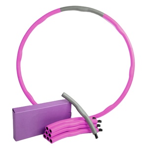 Hula Hoops ponderados <span class=keywords><strong>Fitness</strong></span> 1,2 kg <span class=keywords><strong>Fitness</strong></span> <span class=keywords><strong>Hulahoop</strong></span> para pérdida de peso Body Building Ejercicio Hula Hoops para adultos Licras De Mujer G - Product Image 6