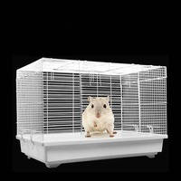 Cage unique pour maison cochon d'inde 60x40x40cm, Cage Portable pour animaux de compagnie, accessoires de Cage à Hamster, vente en gros