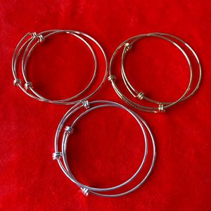 DIY Trống Thép Không Gỉ Kim Loại <span class=keywords><strong>Bangles</strong></span> Cho Vòng Đeo Tay Trang Sức Làm Mở Rộng Dây <span class=keywords><strong>Bangles</strong></span> <span class=keywords><strong>Alex</strong></span> Extensible Dây Vòng Đeo Tay - Product Image 4