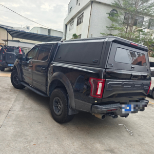 ฝาปิดคลุมเตียงรถบรรทุกแบบแข็งล็อคกันน้ำได้5ft 6FT หลังคาอะลูมิเนียมสำหรับ F150ทาโคมา xtracab SR5ห้องโดยสารแบบคู่สไตล์สปอร์ต - Product Image 1