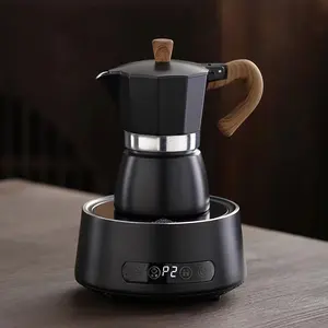 New Design Easy Clean Stovetop Italian Coffee Maker Electric Coffee Mocha Pot