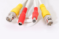 Cable Bnd Dc prefabricado 50 pies 100 pies 150 pies 200 pies 1000 pies Cable CCTV con audio