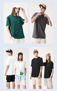 T-<span class=keywords><strong>shirt</strong></span> pour <span class=keywords><strong>femme</strong></span> ample, respirant, écologique, avec logo personnalisé, de haute qualité, 220 grammes, coton pur, <span class=keywords><strong>taille</strong></span> extra large, été - Product Image 3