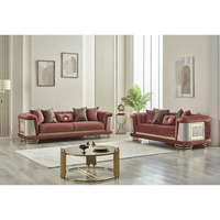 Winforce-Causeuse de luxe au design turc, canapé-lit tufté, ensemble canapé Chesterfield en velours moderne d'ameublement personnalisé, 2024